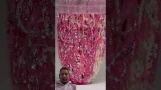 Sparkling pen slime satisfying oddlysatisfying relaxing fashion pink art beauty love urday [upl. by Sidnac]