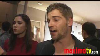 MIKE VOGEL Interview at ACROSS THE HALL Premiere [upl. by Danice]