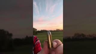 230 grain 45 ACP lead softball loaded into 45 Colt brass with 35 grains of black powder [upl. by Anival]