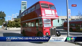 UC Davis transit service Unitrans celebrates 100 million riders [upl. by Armbrecht]