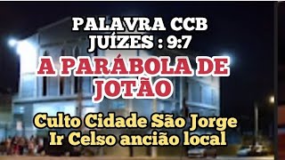 A parábola de Jotão palavraccb  Juízes 97 preciososmomentosccb8867 [upl. by Airehtfele]