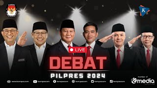 🔴LIVE  Debat Pertama Calon Presiden di Pilpres 2024 [upl. by Cinimmod]