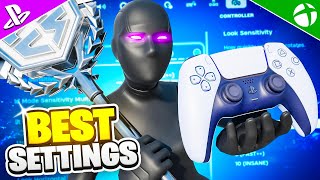 NEW Best Controller Settings  Sensitivity For OG Fortnite Chapter 2 [upl. by Alverson]