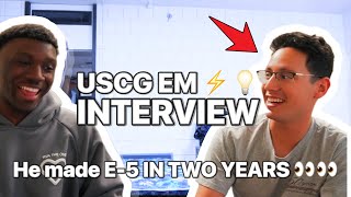 INTERVIEWING A COAST GUARD ELECTRICIANS MATE  HE MADE E5 IN 2 YEARS [upl. by Woodring]