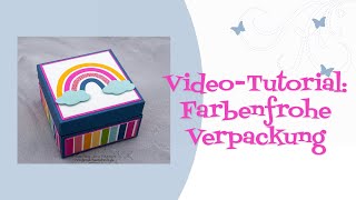 Tutorial Farbenfrohe Verpackung [upl. by Anelegna]