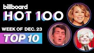 Hot 100 Chart Reveal Dec 23  Billboard News [upl. by Prudie]