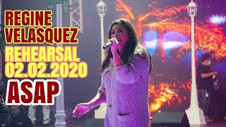 REGINE VELASQUEZ ASAP REHEARSAL DEEPER LOVE 020220 [upl. by Benedetto523]