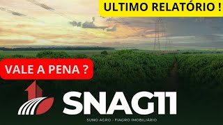 ULTIMO RELATÓRIO DE SNAG11 O FIAGRO DA SUNO  VALE A PENA INVESTIR  DIVIDENDOS E MAIS [upl. by Manuel]