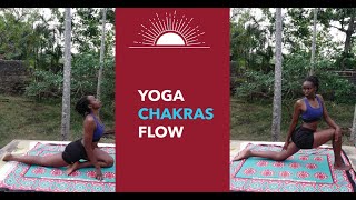 Yoga flow for the full body for opening the chakras Beginners friendly [upl. by Rammaj]