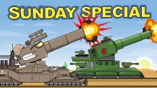 Battle on Rails  Cartoons about tanks [upl. by Mccord]