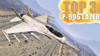 P996 Lazer  Best TOP 3 Customization Paint Job Guide  GTA ONLINE [upl. by Yellat]