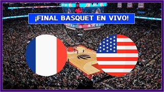 🔴 ESTADOS UNIDOS VS FRANCIA EN VIVO 🏀 BASQUET JJOO  FINAL  LA SECTA DEPORTIVA [upl. by Clementine]