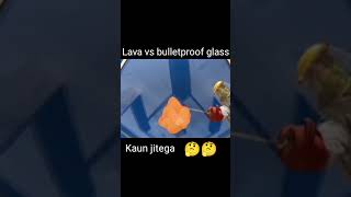 Kaun jitega Lava vs bulletproof glass 🤔🤔Mr Falcon visible [upl. by Wood714]