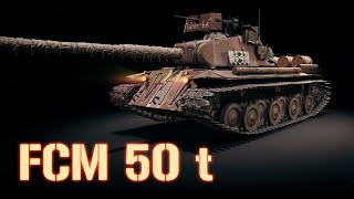 FCM 50 t Skin World Of Tanks [upl. by Kcireddor]