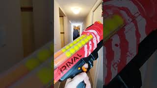 Nerf Rival Artemis XVII3000 Firing Demonstration blaster nerf rival artemis springer demo [upl. by Annawik]