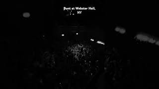 Bunt at Webster Hall in New York Oct 1824 bunt buntmusic djviral peaceinsilence websterhall [upl. by Notlrahc152]