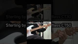 Sterling by Music Man Cutlass CT30 VS CT50 [upl. by Annohsak301]