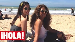 ELENA FURIASE de vacaciones con su madre LOLITA tras confirmar su embarazo [upl. by Yrevi]