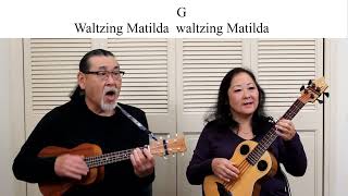 Waltzing Matilda  Ukulele Play Along  Lyrics And Chords On Screen [upl. by Ennaylime854]