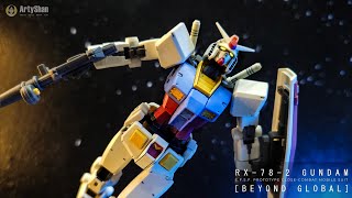 Gunpla REVIEW HG RX782 Gundam beyond global clear color ver  Catur Waskita marimenggundam [upl. by Adaiha]