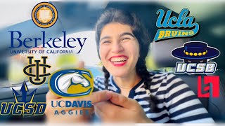 COLLEGE DECISIONS REACTIONS 2024 UC Berkeley UCLA UCSD  more Transfer Student Francesca Farah [upl. by Anaiq645]