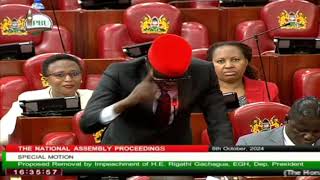 KIMILILI MP DIDMUS BARASA STANDING FIRM TO DEFEND HIS OPINION ON DP GACHAGUAS IMPEACHMENT [upl. by Eed412]