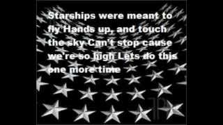 Starships clean lyrics [upl. by Loftis245]