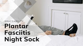 BraceAbility Plantar Fasciitis Night Sock [upl. by Ilka369]