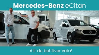 Nya MercedesBenz eCitan Allt du behöver veta [upl. by Latsyrk902]