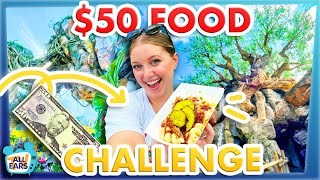 Animal Kingdom FOOD CHALLENGE  All Day For ONLY 50 [upl. by Anelrad598]