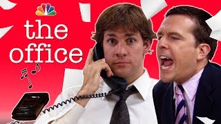 Jims Cell Phone Prank on Andy  The Office [upl. by Erdda]