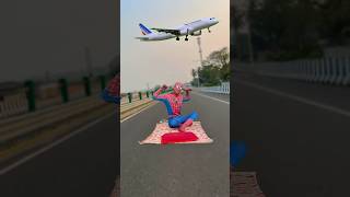 Spider man funny video😂😂 funny videoshorts trendingshorts shortsfeed spiderman [upl. by Xuagram]