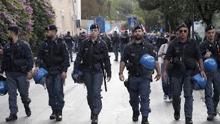 Manifestazioni e scontri a Bologna Lepore quotGoverno ha mandato 300 camicie nerequot [upl. by Elad]