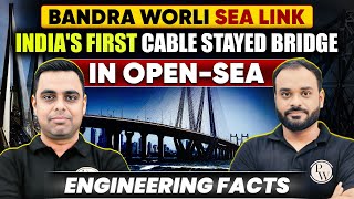 Bandra Worli Sea Link  BWSL   Indias First Cable Stayed Bridge in OpenSea  Engineering Facts [upl. by Jackquelin912]