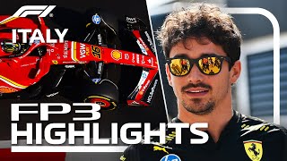 FP3 Highlights  2024 Italian Grand Prix [upl. by Icnan]