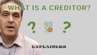 Creditor  What is that  DFI30 explainers [upl. by Anoiek]