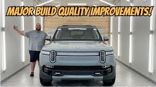 Rivian Build Quality In 2024  Major Improvements Since Launch Of R1 Product Line [upl. by Llewon579]