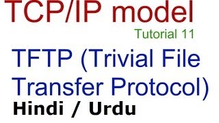 TFTP Trivial File Transfer Protocol in Hindi Urdu TCPIP model tutorial 10 [upl. by Azmah981]