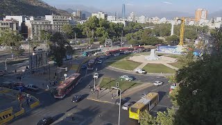 Cámara En Vivo Plaza Baquedano  Eje Alameda Providencia [upl. by Aninep]