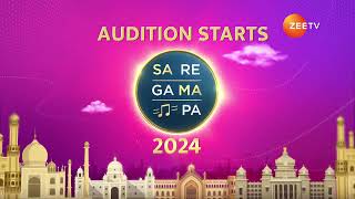 Sa Re Ga Ma Pa 2024  Audition Starts  Promo  Zee TV [upl. by Annahsed]