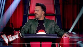 El verdadero poder del bloqueo para Luis Fonsi  Momentazo  La Voz Antena 3 2019 [upl. by Tilford]