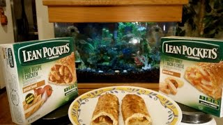 Lean Pockets BBQ Recipe Chicken VS Roasted Turkey With Bacon amp Cheese Review [upl. by Ernesto]