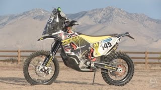 Riding a Dakar Rally motorcycle [upl. by Lindly]