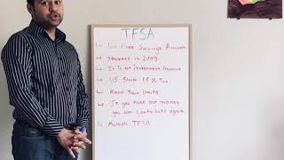 TFSA Information in Hindi  TFSA Canada What is TFSA [upl. by Ellenwad]