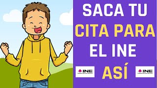 ✅💥💖 ¿Cómo saco cita por internet para hacer tramites en el INE [upl. by Garreth]