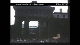 Euston Arch 1947 in colour Archive film 96785 [upl. by Imak]