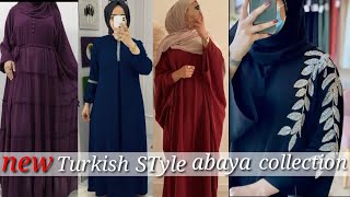 Turkish abaya designs 2023  turkey abaya new style  beautiful abaya design [upl. by Aihsenal]