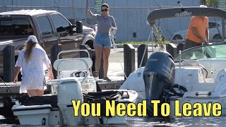 You Need To Move Now  Miami Boat Ramps  Black Point  Wavy Boats  Broncos Guru [upl. by Anauq998]