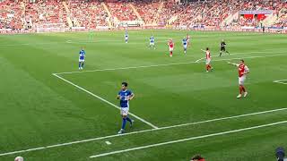 Birmingham City V Rotherham Away 2024  Alex Cochrane Free Kick [upl. by Ahserkal]