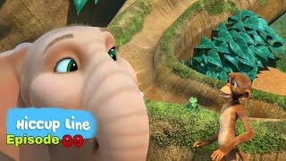 Munki and Trunk hiccup line in hindi Episode 09SunriseJungleBeat [upl. by Ahsenre]